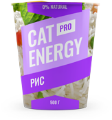 Cat Energy slim 500 г з рисом